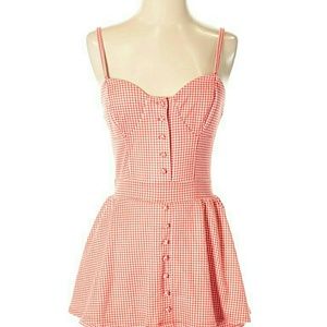 Gingham top/dress